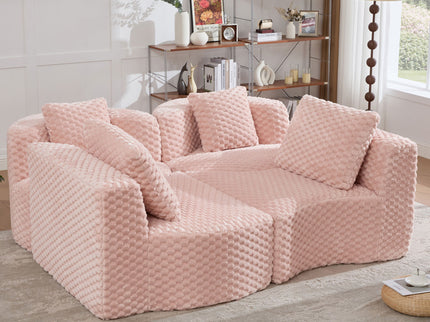 Modular Sectional Sofa With Free Combination Design