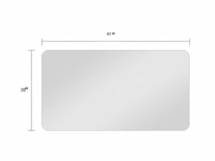 Bathroom Vanity Mirror, Wall-Mounted Mirror For Bathroom Anti-Fog, Waterproof