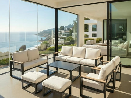 Modern Outdoor Sofa Set With Coffee Table