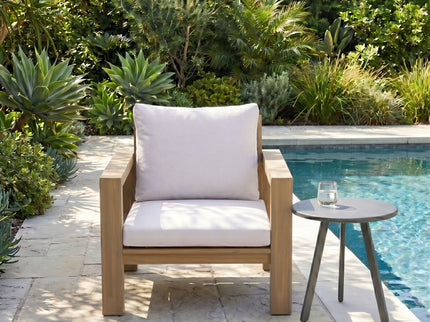 Stylish Outdoor Armchair With Cushion For Garden