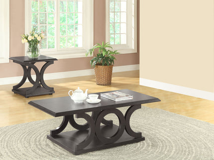 Monticello - 2 Piece Coffee And End Table Set - Cappuccino