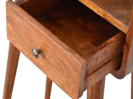 Mini Console Table - Chestnut