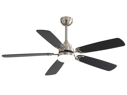 52" Ceiling Fan With LED Light, 6 Speed Remote Control, Reversible DC Motor
