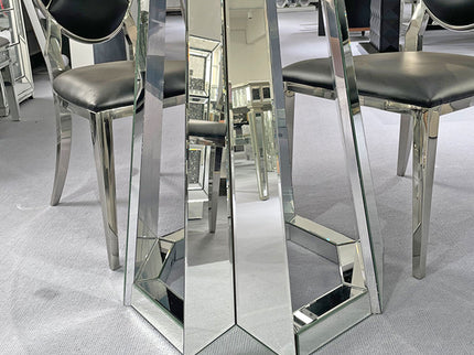 Round Dining Table For Kitchen - Silver
