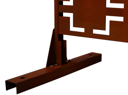 Outdoor & Indoor Metal Privacy Freestanding Decorative Screen