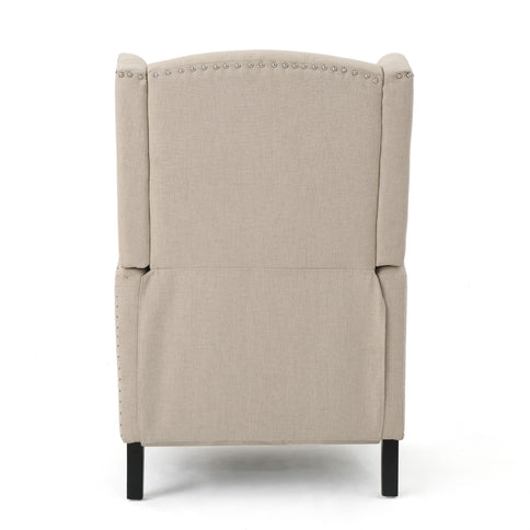 Westeros Wing Back Fabric Upholstered Recliner