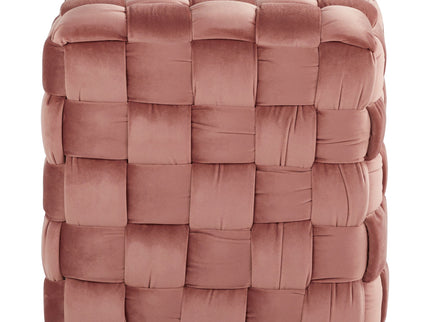 Square Braided Ottoman -