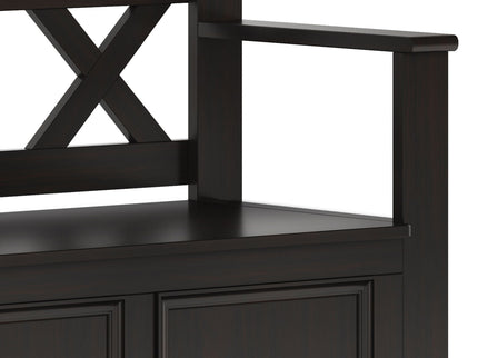 Amherst - Small Transitional Entryway Storage Bench
