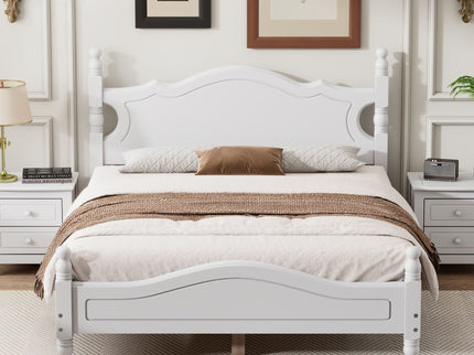 Platform Bed Frame With Slat Support
