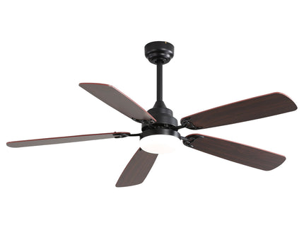 Ceiling Fan With LED Light, 6 Speed Wind, 5 Blades, Remote Control DC Motor