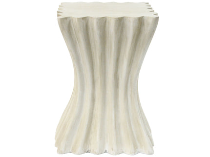 Mgo Archaistic Wavy Side Table - Antique Sandstone