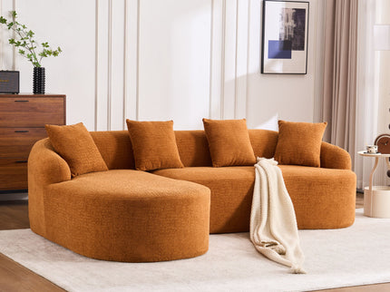 Combined Sofa With 4 Pillows