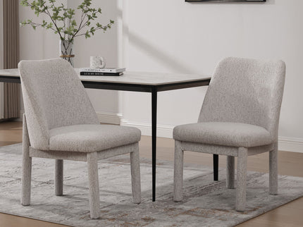 Wide Minimalist Dining Chair