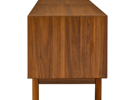 TV Stand For TVs Up To 85", Media Console With 2 Drawers - Walnut