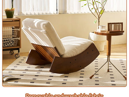 Comfortable High-Quality Upholstery Glider Rocking Chair