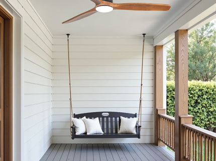 52" Ceiling Fan With Light, Dimmable DC Reversible Motor, 3 Blades