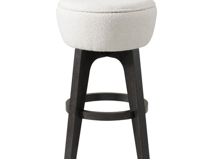 Backless Bar Stools With Soft Cushion (Set of 2) - Brown