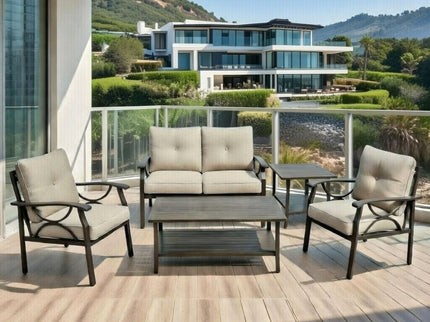 Patio Furniture Set & Coffee Table For Backyard