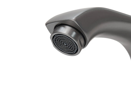 Modern Freestanding Bathroom Vanity With Ceramic Sink, Hot And Cold Faucet, Storage Cabinet & Open Shelf