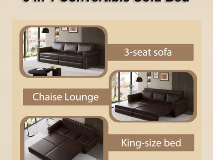 Chesterfield Sofa & Pull Out Bed