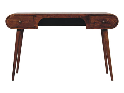 London - Arch Writing Desk - Dark Brown