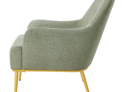 Modern Elegance Accent Chair With Curved Backrest