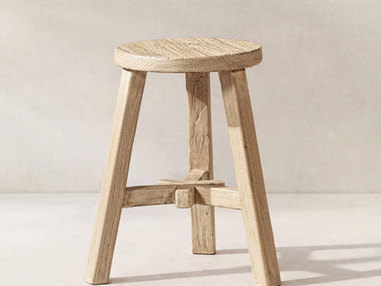 Linden - Round Stool - Light Brown