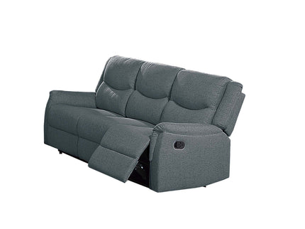 Modern Contemporary Style Recliner Sofa With Plush Armrest And Headrest