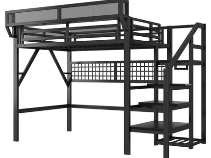 Loft Bed With Stairs And Storage