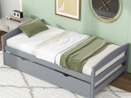 Platform Bed With Trundle