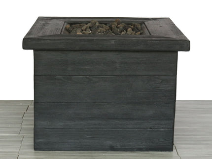 Fiber Reinforced Propane / Natural Gas Fire Pit Table - Charcoal
