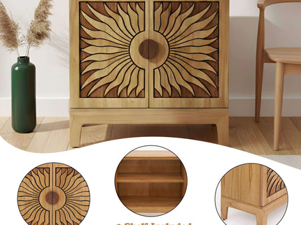 Lola - Cabinet - Natural / Oak