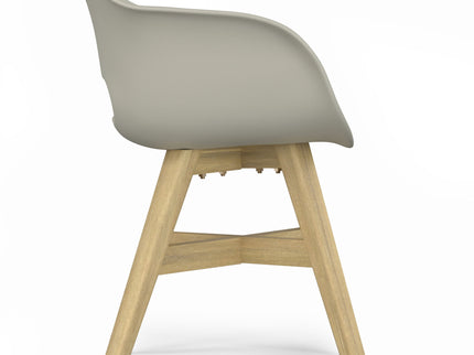 Kona - Outdoor Dining Chair In Plastic (Set of 2)