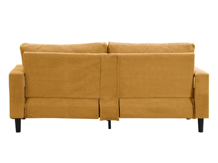 Modern Upholstered 3 Seat Sofa, High Resilience