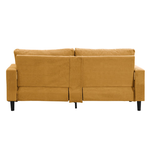 Modern Upholstered 3 Seat Sofa, High Resilience