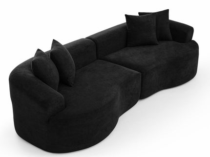 4 Seater Curved Cloud Sectional Sofa
