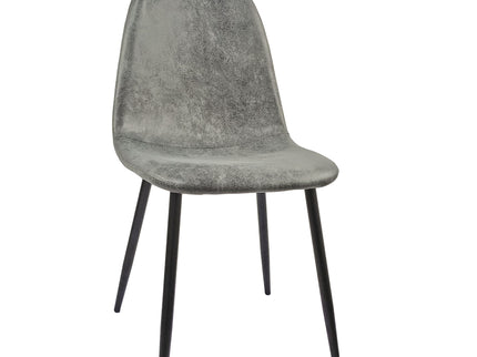Modern Accent Dining Chairs Upholstered Seat, Metal Legs (Set of 4)