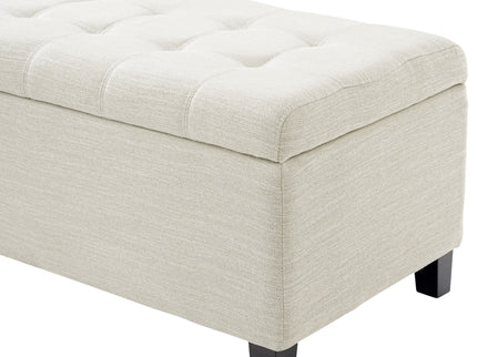 Upholstered Storage Ottoman Bench