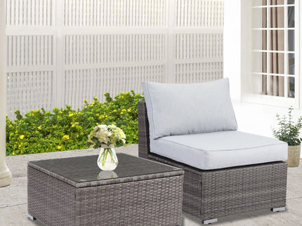 Modern Patio Set With Coffee Table