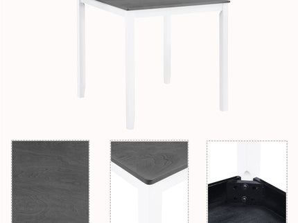 5 Piece Counter Height Dining Table Set With 4 Chairs