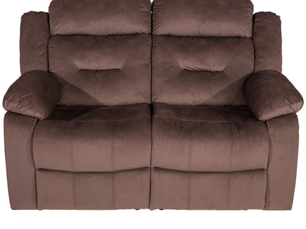 Modern Loveseat With Pillow Arms, Plush Backrest, Horizontal Tufting, USB Port