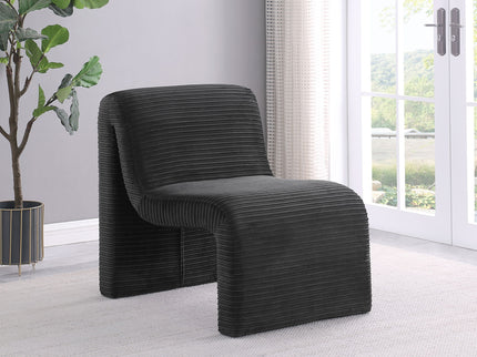 Winne - Curved Armless Accent Chair