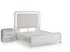 White / 3 Pc. Bed, Nightstand, Chest / King