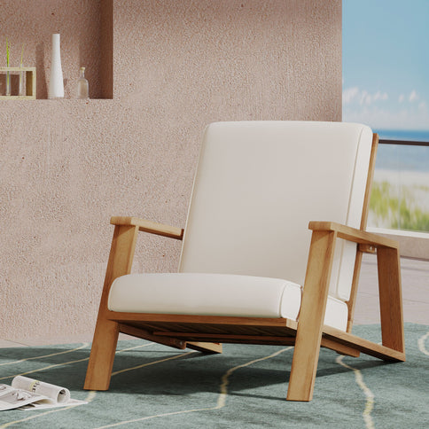Patio Lounge Chair, Outdoor Club Chair