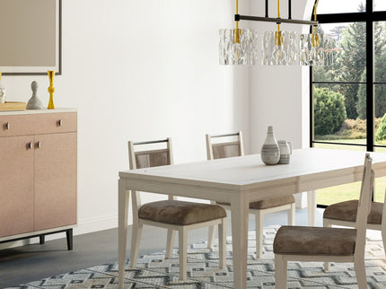 Rope Back Chair - Beige / Carmel