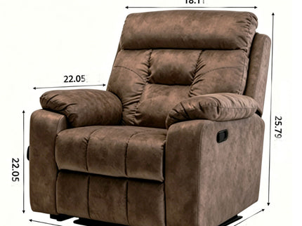 Electric Lift Chair With Heating And Massage, 180° Recline - Brown
