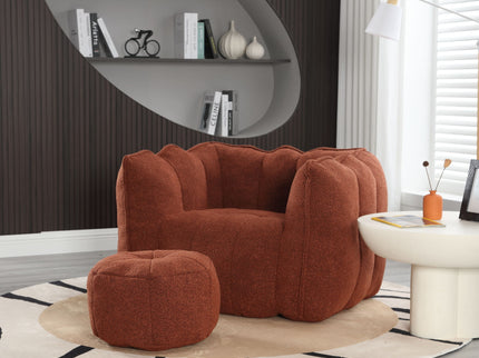Soft Bean Bag Chair With High Resilient Foam