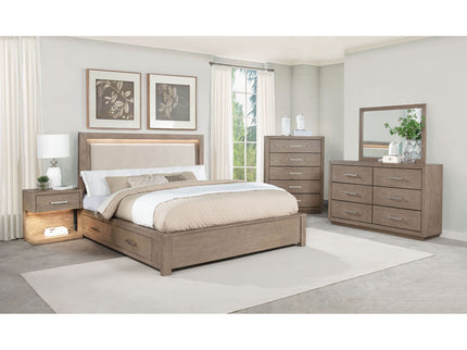 Gibbons - 6 Drawer Dresser With Ample Storage - Brown
