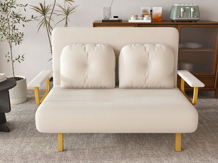 5 In 1 Convertible Sofa Bed For 2 With Adjustable Backrest