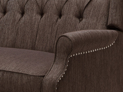 Dunham - Contemporary Fabric Tufted Oversized Pushback Recliner
